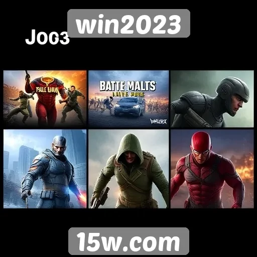 Avaliação da biblioteca de jogos disponíveis no win2023