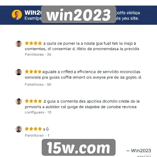 Usuários relatam experiências positivas no site Win2023
